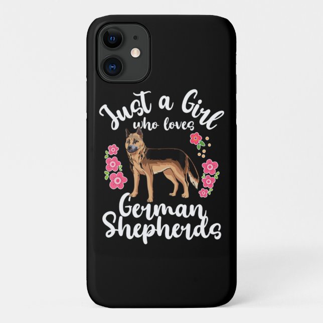 Coques Case-Mate iPhone Berger Allemand Juste Une Fille Qui Aime (Dos)