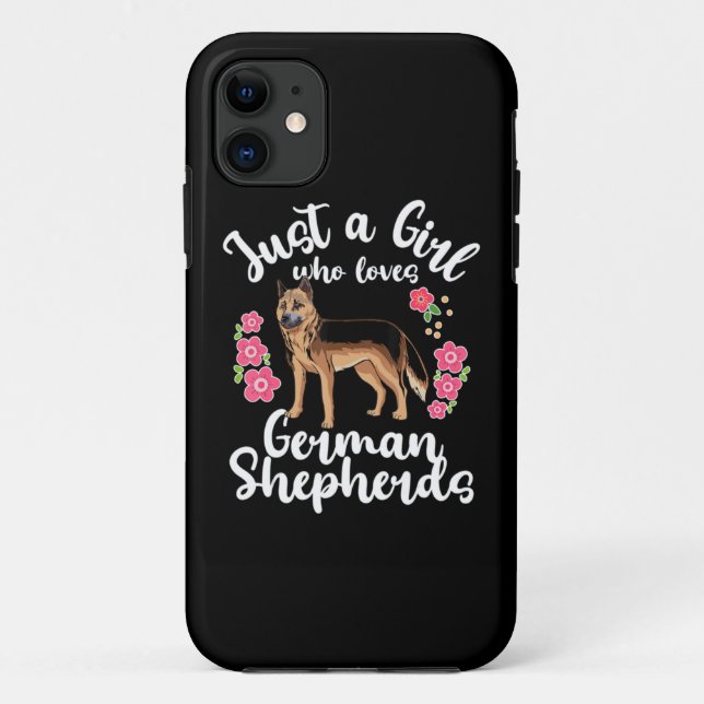 Coques Case-Mate iPhone Berger Allemand Juste Une Fille Qui Aime (Dos)