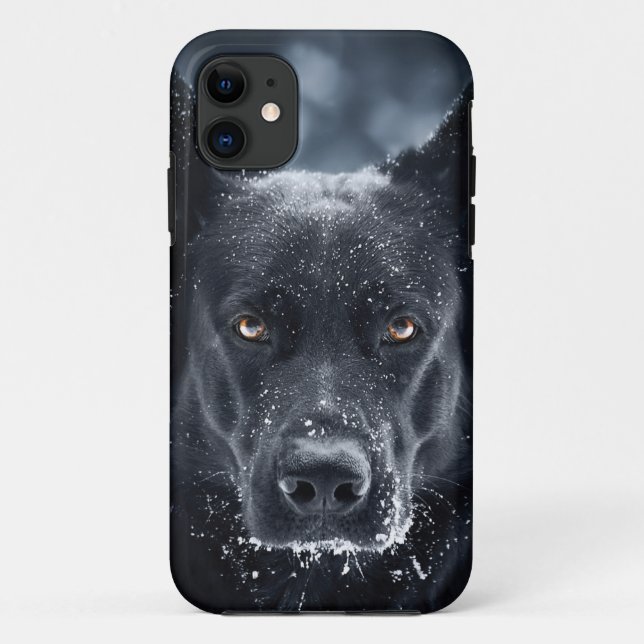 Coques Case-Mate iPhone Berger allemand noir (Dos)