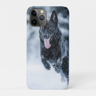 Case-Mate iPhone Case Berger allemand noir dans la couverture de duvet d