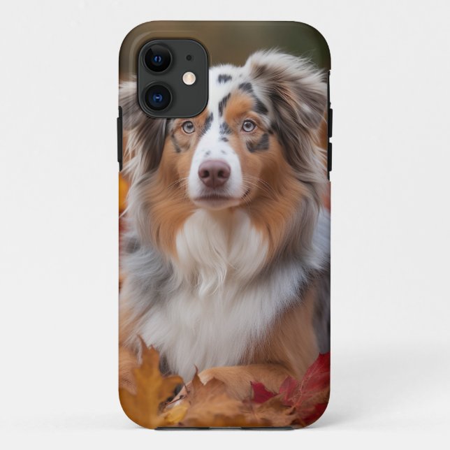Coques Case-Mate iPhone Berger Australien dans les feuilles d'automne qui  (Dos)