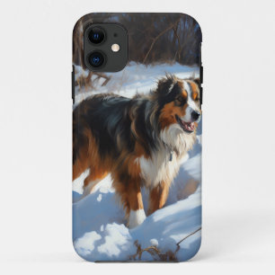 Case-Mate iPhone Case Berger Australien Laissez Tomber la Neige Noël