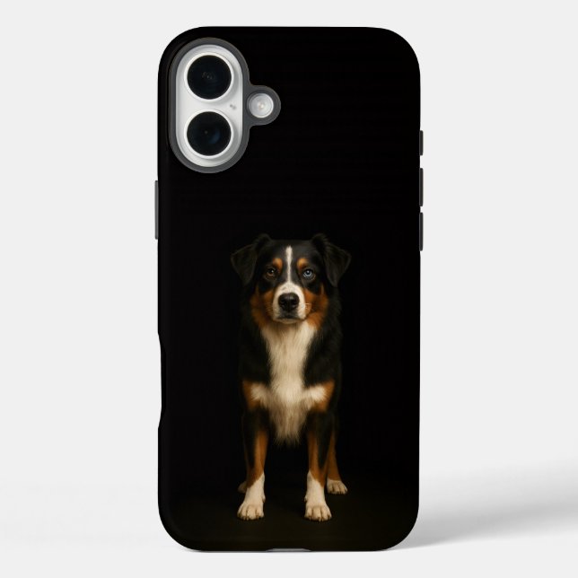Coques Case-Mate iPhone Berger Australien sage iPhone 16 Plus Black 4 Luxe (Verso)