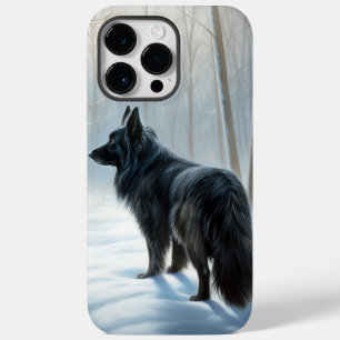Coque Case-Mate iPhone Berger Belge Qu'il neige Noël