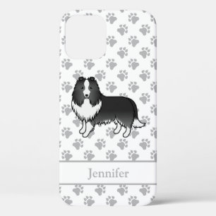 Case-Mate iPhone Case Berger des Shetland Bi-Noir Dessin Animé Chien & N