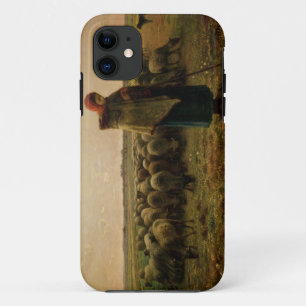 Coque Case-Mate iPhone Bergère avec son troupeau, 1863