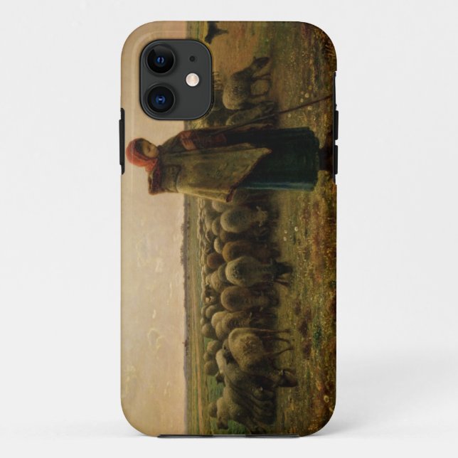 Coques Case-Mate iPhone Bergère avec son troupeau, 1863 (Dos)