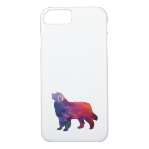Case-Mate iPhone Case Bernese Mountain Dog Geo Silhouette Purple