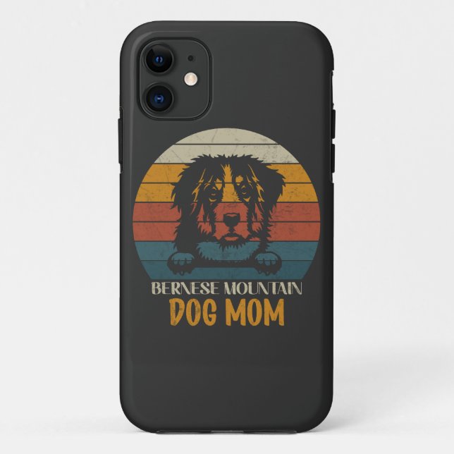 Coques Case-Mate iPhone Bernese Mountain Dog Maman, Bernese chien maman (Dos)