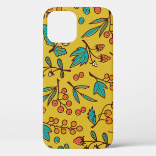 Case-Mate iPhone Case Berries sur branches, motif naturel sans soudure.