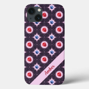 Case-Mate iPhone Case Berry Bliss Motif avec nom personnalisé