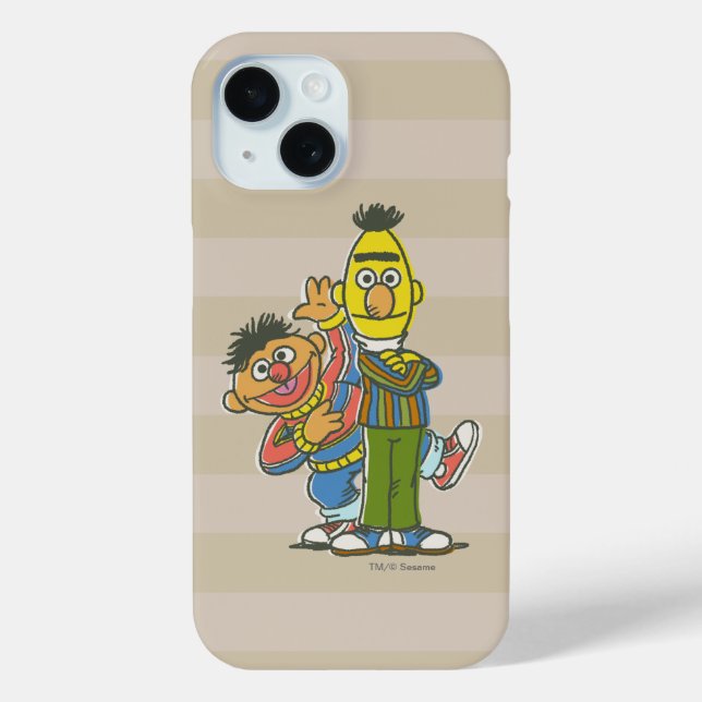 Coques Case-Mate iPhone Bert et Ernie Style Classique (Verso)