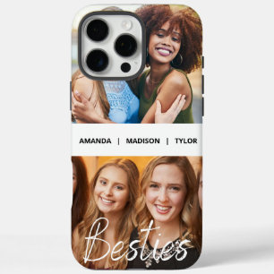 Coque iPhone 16 Pro Max Besoins Meilleurs amis Noms personnalisés Photo