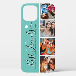 Case-Mate iPhone Case Best Friends Bestie 4 Photos Turquoises