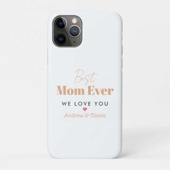 Coques Case-Mate iPhone Best mom ever (Dos)