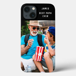 Case-Mate iPhone Case Best Papa Ever Ajouter Votre Propre Photo Nom Pers