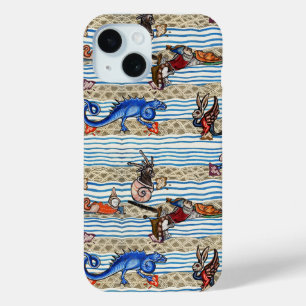 COQUE Case-Mate iPhone BESTIAIRE MÉDIÉVAL, MONSTRES DE MER IMAGINAIRES AN