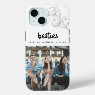 Coque Case-Mate iPhone Besties Friend Citation Six Photo Collage