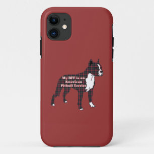 Coque iPhone 11 BFF American Pitbull Terrier