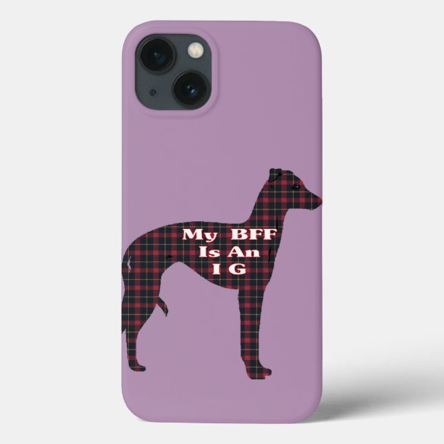 Coques Case-Mate iPhone BFF Cadeaux italiens Greyhound (Verso)