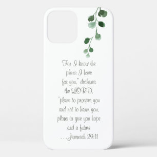 Case-Mate iPhone Case Bible personnalisée Verse Floral Shabby Chic Télép