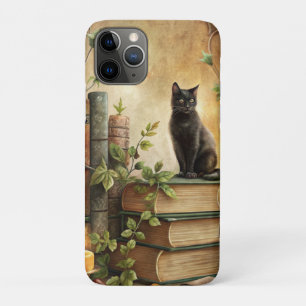 Case-Mate iPhone Case Bibliothèque de chat noir enchantée