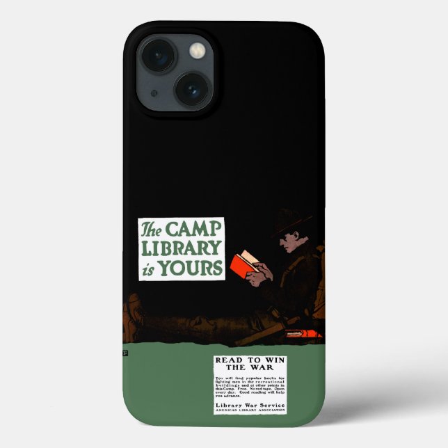 Coques Case-Mate iPhone Bibliothèque des camps de la Première Guerre mondi (Verso)