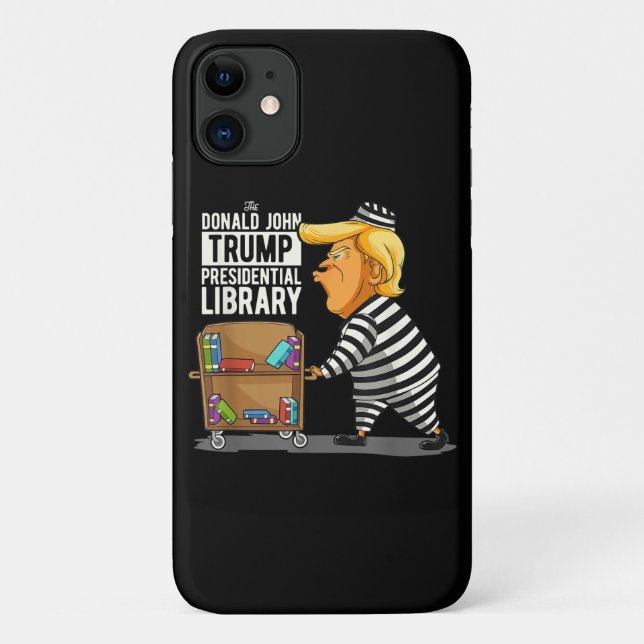 Coques Case-Mate iPhone Bibliothèque présidentielle de Trump prison (Dos)