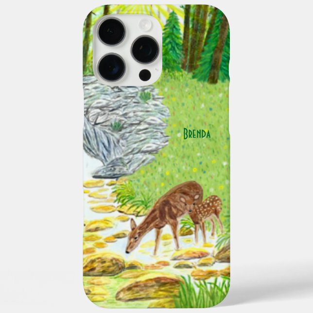 Coques Case-Mate iPhone Biche et faon (Verso)