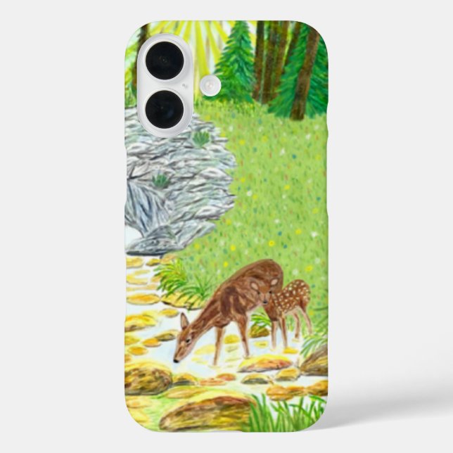 Coques Case-Mate iPhone Biche et faon (Verso)