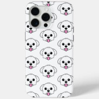 Bichon blanc mignon Frise Chien Stick Sortie