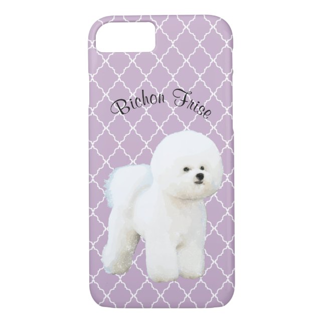 Coques Case-Mate iPhone Bichon Frise a illustré le cas de téléphone (Dos)
