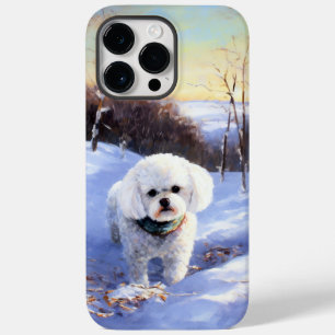 Coque Case-Mate iPhone Bichon Frise Laisser neiger Noël