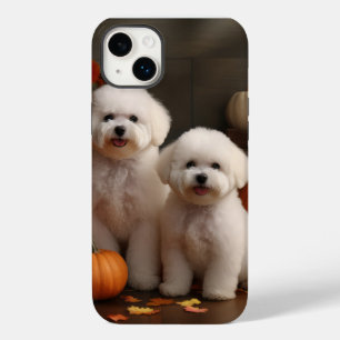 Coque Case-Mate iPhone Bichon Frise Puppy Automne Citrouille délice