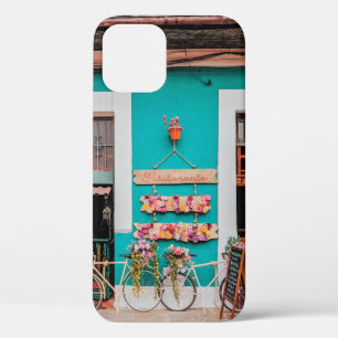 Case-Mate iPhone CASE BICYCLETTE BLANCHE PARKÉE AU BORD DE BÉTON PEINTÉ