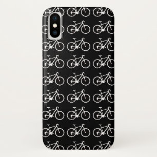 Coque Case-Mate iPhone bicyclettes noires et blanches à pattes
