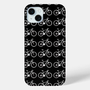 Coque Case-Mate iPhone Bicyclettes répétées en noir et blanc