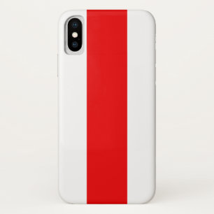 Case-Mate iPhone Case Biélorussie : le symbole rouge white revolution f