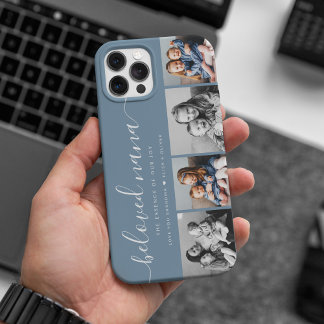 Coque Case-Mate iPhone Bien-aimée Nana Grand-mère Custom Family Photo Kee