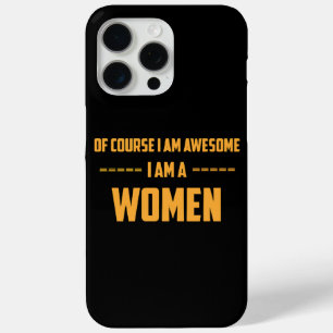 Coque Case-Mate iPhone Bien sûr que je suis géniale Je suis une femme