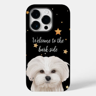 Coque Case-Mate iPhone Bienvenue à Bark Side Funny Dog Maltipoo stupide