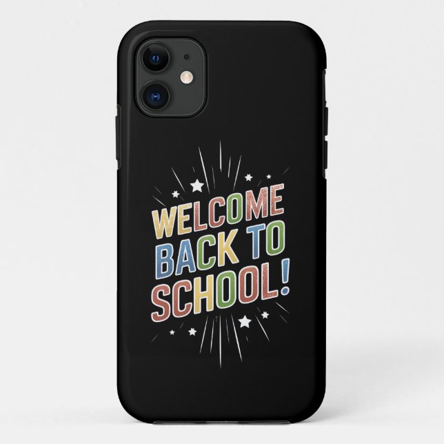 Coques Case-Mate iPhone Bienvenue à l'école Professeur Premier jour d'écol (Dos)