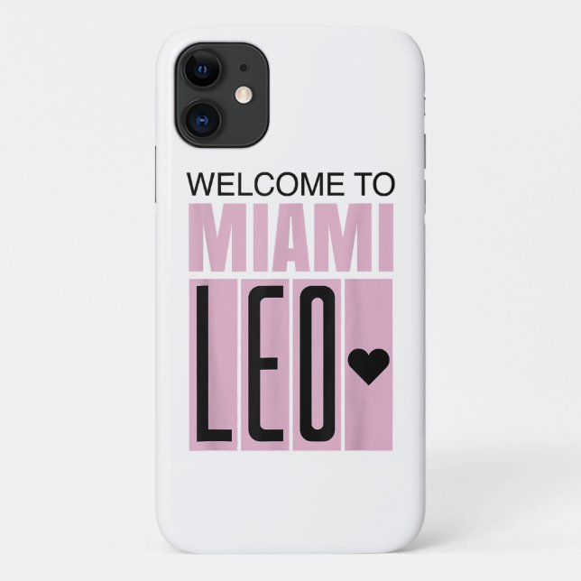 Coques Case-Mate iPhone Bienvenue à Miami Leo 10 - GOAT (Dos)