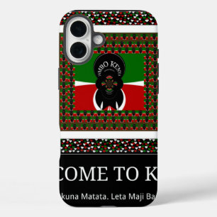 Coques iPhone 16 Plus Bienvenue au Kenya Hakuna Matata