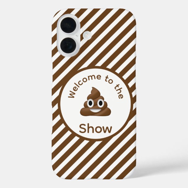 Coques Case-Mate iPhone Bienvenue au Poo Emoji Show Funny (Verso)