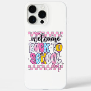 Coque iPhone 16 Pro Max Bienvenue au retour à l'école 2026 Premier jour En