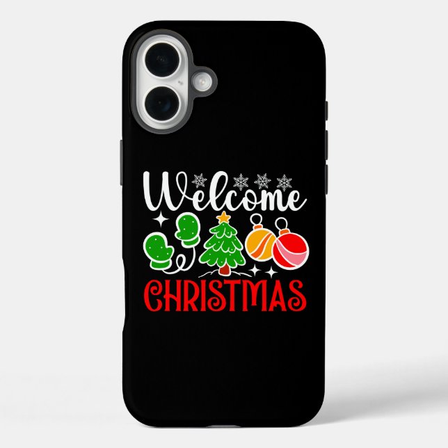 Coques Case-Mate iPhone Bienvenue Noël (Verso)