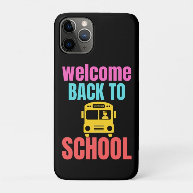 Coques Case-Mate iPhone Bienvenue Retour À L'École Drôle Enseignant Amour  (Dos)