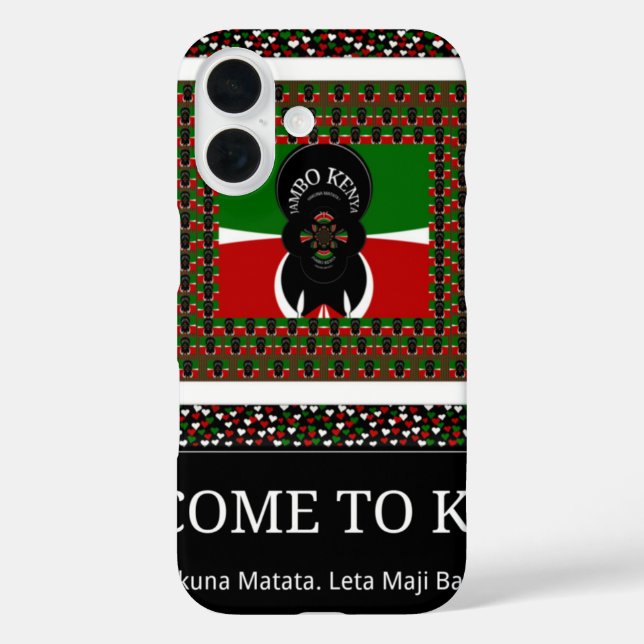 Coques Case-Mate iPhone Bienvenue sur Magical Kenya : Hakuna Matata (Verso)