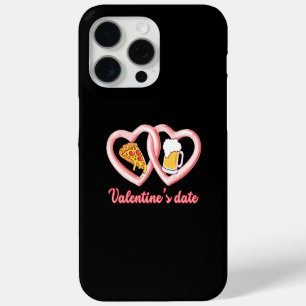 Coque Case-Mate iPhone Bière à la pizza de Saint-Valentin